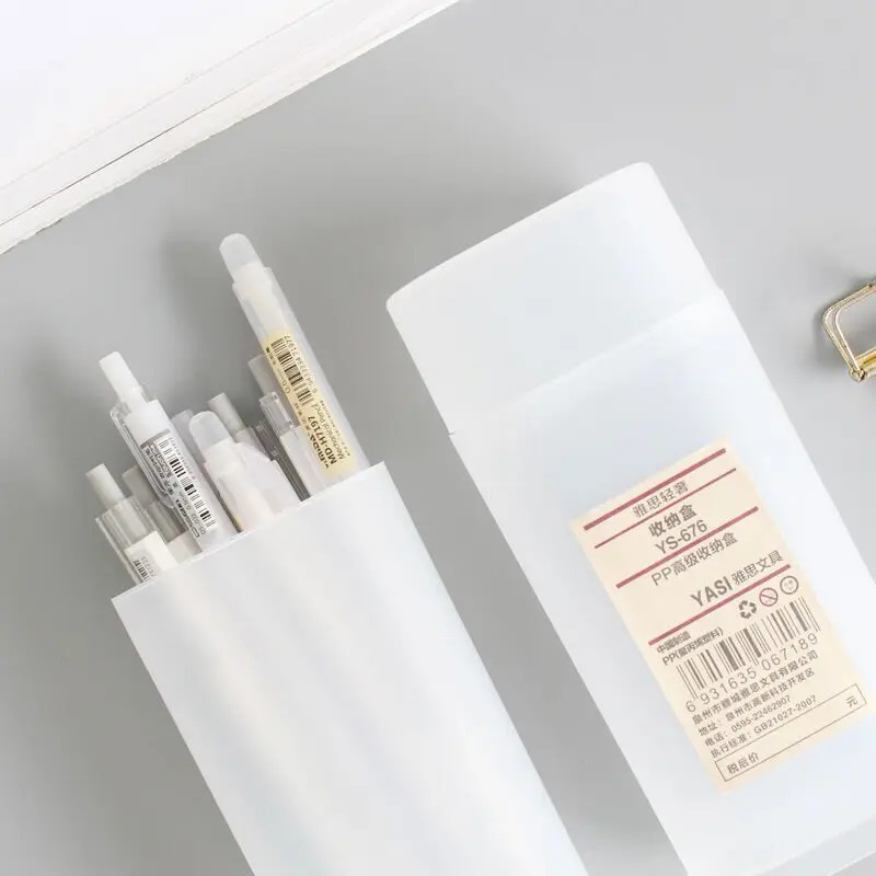 Ijodiy oddiy seriyali portativ ish stoli organizator qalam ushlagichi qalam sumkasi saqlash qutisi maktab ofis materiallari kantselyariya buyumlari