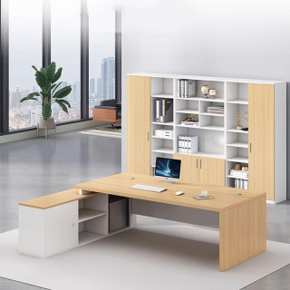 Yog'ochdan yasalgan professional ofis stoli Yashash xonasi uchun oddiy zamonaviy ofis stoli Zamonaviy moda mebellari Escritorio Oficina