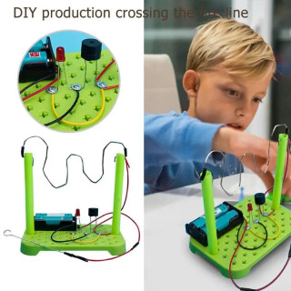 DIY fizika fanlari eksperimenti elektron komponentlari ABS bolalar uchun oʻquv qoʻl oʻyinchoqlari tasodifiy rang