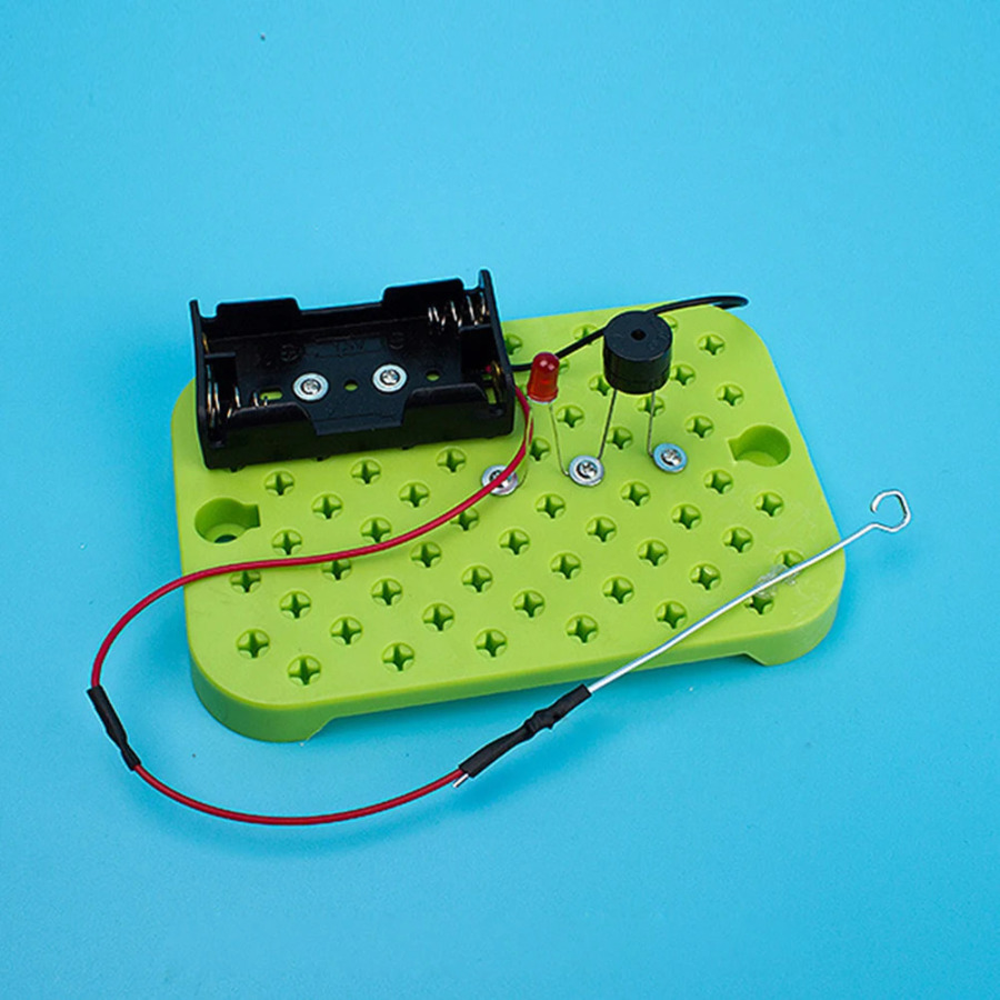 DIY fizika fanlari eksperimenti elektron komponentlari ABS bolalar uchun oʻquv qoʻl oʻyinchoqlari tasodifiy rang