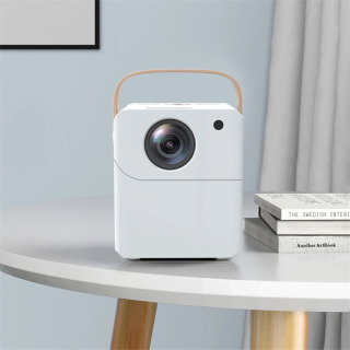 Портативный умный проектор 4K, мини-домашний кинотеатр, Android, открытый Wi-Fi, Bluetooth, светодиодный видеоигровой телефон, кинодинамик зеленый