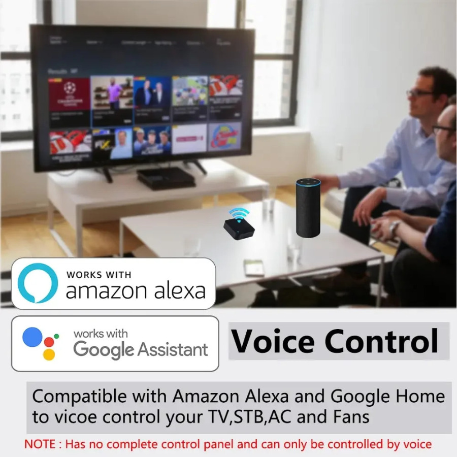 Tuya Smart Life Smart IR masofadan boshqarish pulti uyni avtomatlashtirish uchun Wi-Fi bilan televizor, DVD pultlarini almashtiradi