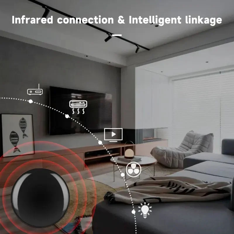 Tuya Wi-Fi IR masofadan boshqarish pulti Smart masofadan boshqarish pulti universal infraqizil konditsioner boshqaruvchisi Alexa Google Home bilan ishlaydi
