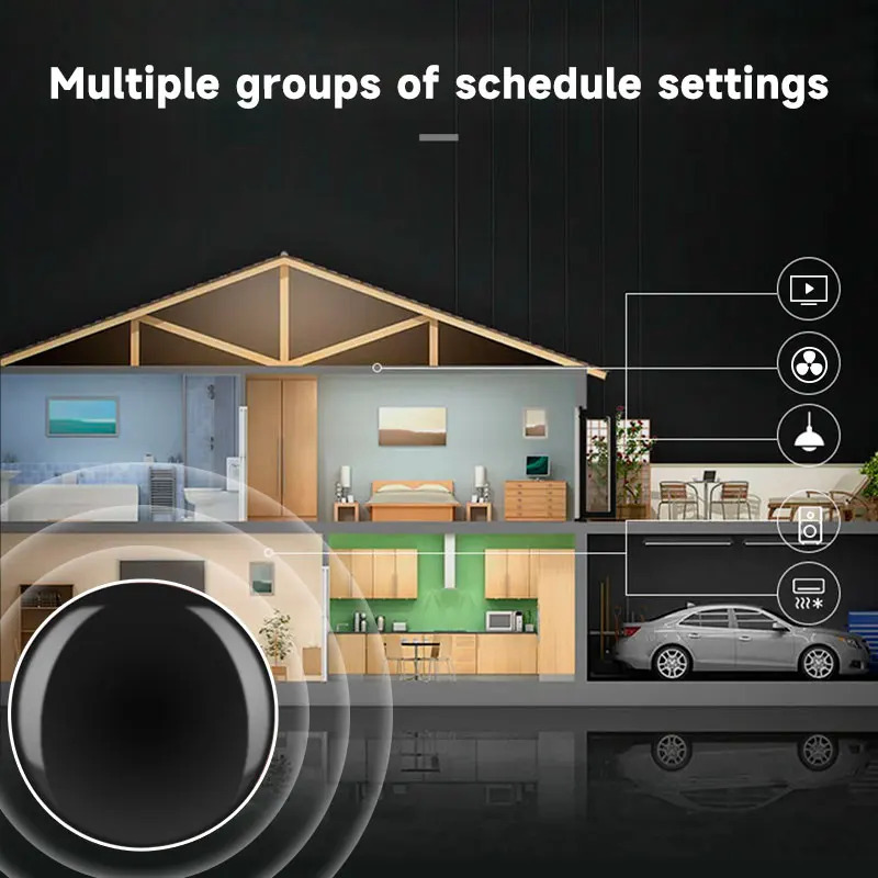 Tuya Wi-Fi IR masofadan boshqarish pulti Smart masofadan boshqarish pulti universal infraqizil konditsioner boshqaruvchisi Alexa Google Home bilan ishlaydi