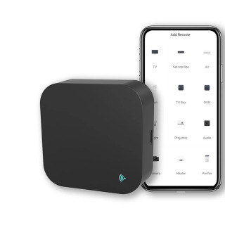 Умный RF ИК-пульт дистанционного управления Tuya, Wi-Fi, умный дом для кондиционера, ALL TV, LG TV, поддержка Alexa, Google Home черный