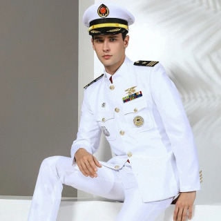 AQSh harbiy-dengiz kuchlari formasi kapitan kostyumlari yaxta ko'ylagi shimlari USN to'plami Erkaklar kostyumi AQSh dengiz floti erkaklar kostyumi ERKAK OFİSER/KIYIM XIZMATI KIYIMASI