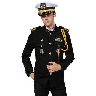 AQSh harbiy-dengiz kuchlari formasi kapitan kostyumlari yaxta ko'ylagi shimlari USN to'plami Erkaklar kostyumi AQSh dengiz floti erkaklar kostyumi ERKAK OFİSER/KIYIM XIZMATI KIYIMASI