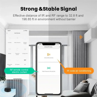 Умный радиочастотный ИК-пульт дистанционного управления Wi-Fi Умный домашний Инфракрасный контроллер для кондиционера все ТВ LG поддержка Alexa Google Home