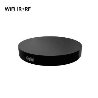 Tuya Wi-Fi умный ИК-пульт дистанционного управления Wi-Fi ИК RF универсальный инфракрасный пульт дистанционного управления для умного дома Поддержка Alexa Google Home Желтый