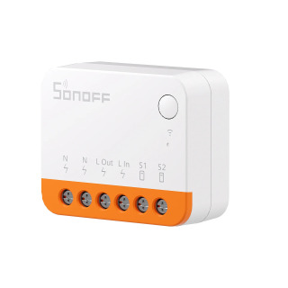 Умный Wi-Fi выключатель SONOFF MINIR4 для умного дома с поддержкой внешнего реле, режимом отсоединения реле и дистанционным управлением через приложение eWeLink и Alexa пакет1