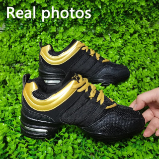 Raqs poyafzallari Sport poyafzallari Zamonaviy raqs jazz yumshoq tagliklari nafas oladigan raqs poyabzallari Ayollar uchun sport poyafzallari mashg'ulot poyabzallari
