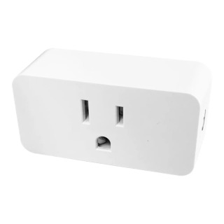 Умная мини-розетка Wi-Fi с голосовым управлением, 110-240В, 10А, стандарт США, для умного дома, с функцией статистики энергопотребления и таймером Настенная розетка