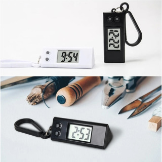 Mini Elektron Keychain Watch Fashion Digital Watch Vaqtni o'lchash vositasi