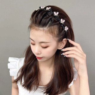 Soch aksessuarlari Elegant qisqichli soch bog'ichlari Yoqimli porloq ayollar kapalak soch halqalari bosh kiyimi Soch o'rash vositasi Soch tasmasi partiyasi
