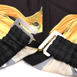 Sartaroshlik peshonasi - salon va sartaroshxona uchun qora matodan soch kesish uchun apron, professional sartarosh libosi va soch kesish uchun ruxsat