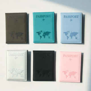 Обложка для паспорта с картой, полиуретановая обложка для паспорта, незаменимый круиз для путешествий, необходимые держатели ...