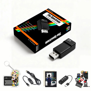Новый ультимативный набор для консолей Spectrum: 13000 игр на портативном USB-накопителе, ретро-видеоигры для Spectrum черный