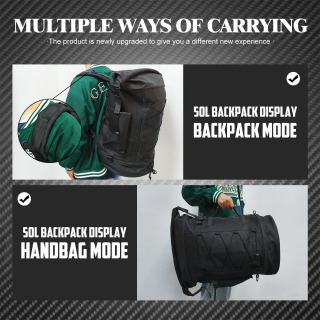Mototsikl ryukzaki 50L-85L Sissy Bar ryukzaki koʻp mototsikllar uchun kengayadigan bagaj sumkasi universal