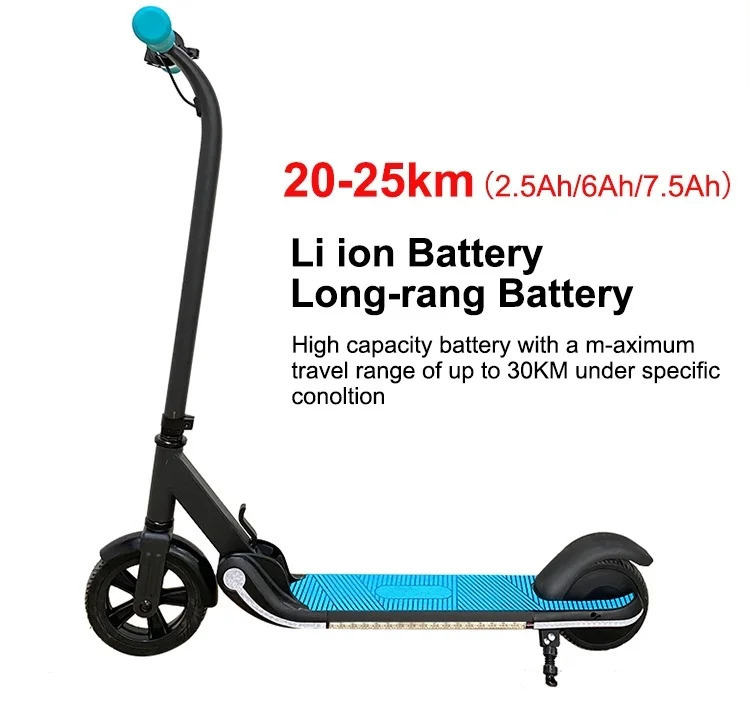 Bagaj aravasi 7 dyuym, 150 Vt, 16 km/soat, maksimal yuk 65 kg