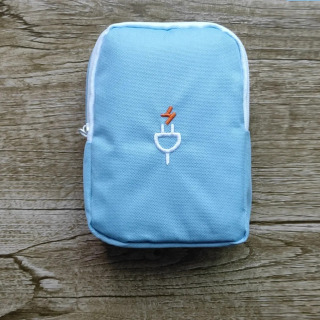Sayohat aksessuarlari simi sumkasi Portativ raqamli USB elektron qurilma saqlash sumkasi va organizator gadjet sumkasi Sayohat uyali telefon zaryadlovchi ushlagichi