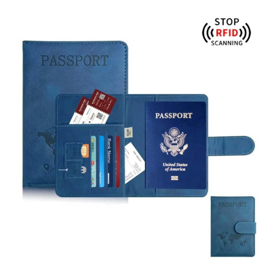 Sayohat Essentials uchun pasport qopqog'i Pasport hamyoni Sayohat aksessuarlari Ayollar/Erkaklar uchun pasport kitoblari egalari