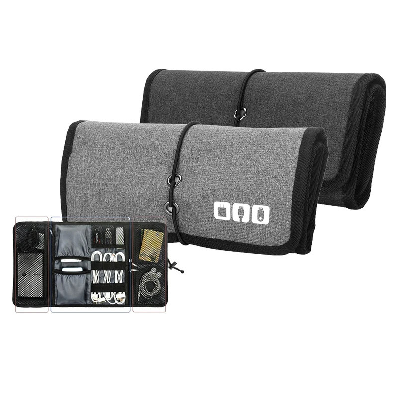 Elektron Aksessuarlar Organizer Sayohat USB ma'lumot kabeli Zaryadlovchi Telefon Aksessuari saqlash sumkasi Tashish sumkasi Tech