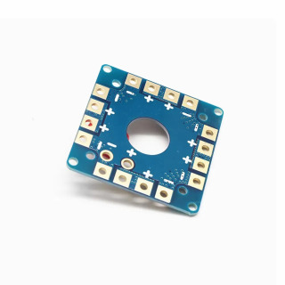 APM CC3D MWC KK Flight Controller X525 qismlari uchun RC MultiCopter Quadcopter ESC quvvat tarqatish kengashi Желтый