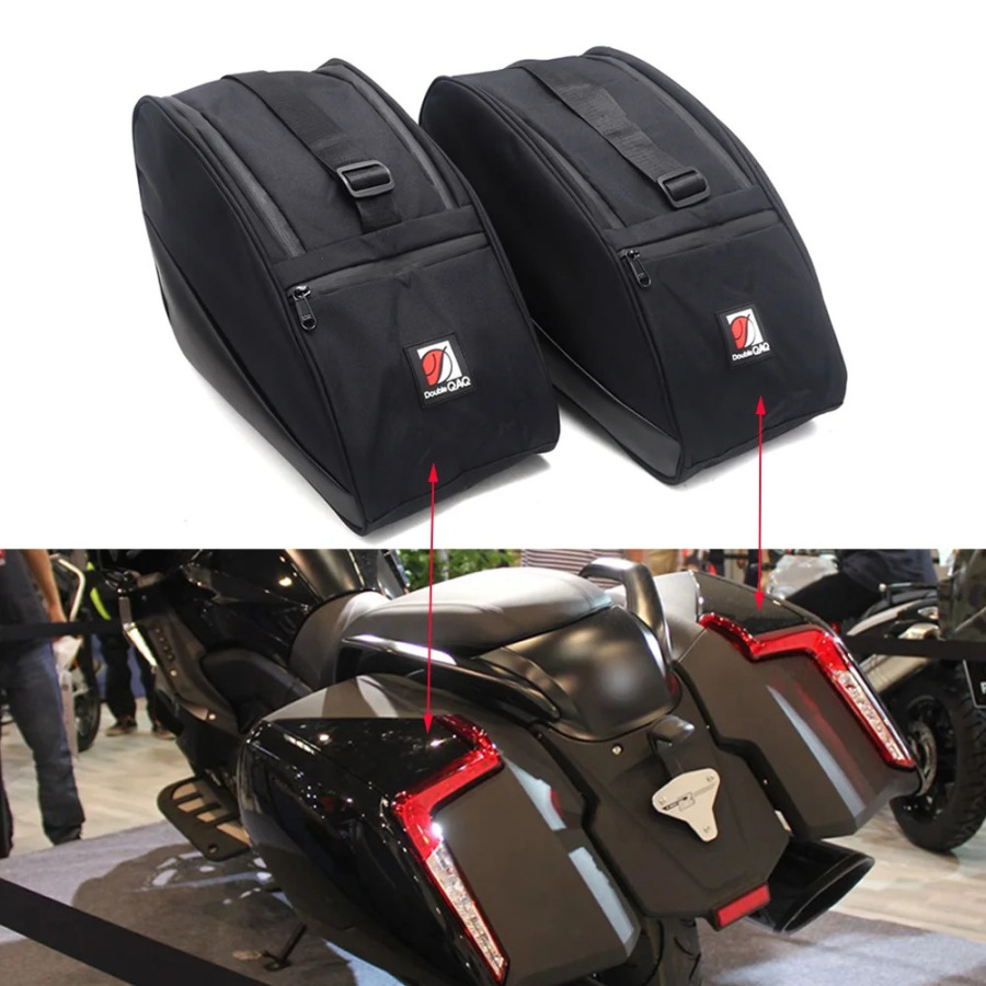 Аксессуары для мотоциклов, сумки для багажа для BMW K1600B K1600 B K1600 Grand America, черный верхний чехол, внутренние сумки, боковой чехол, сумка-корзина