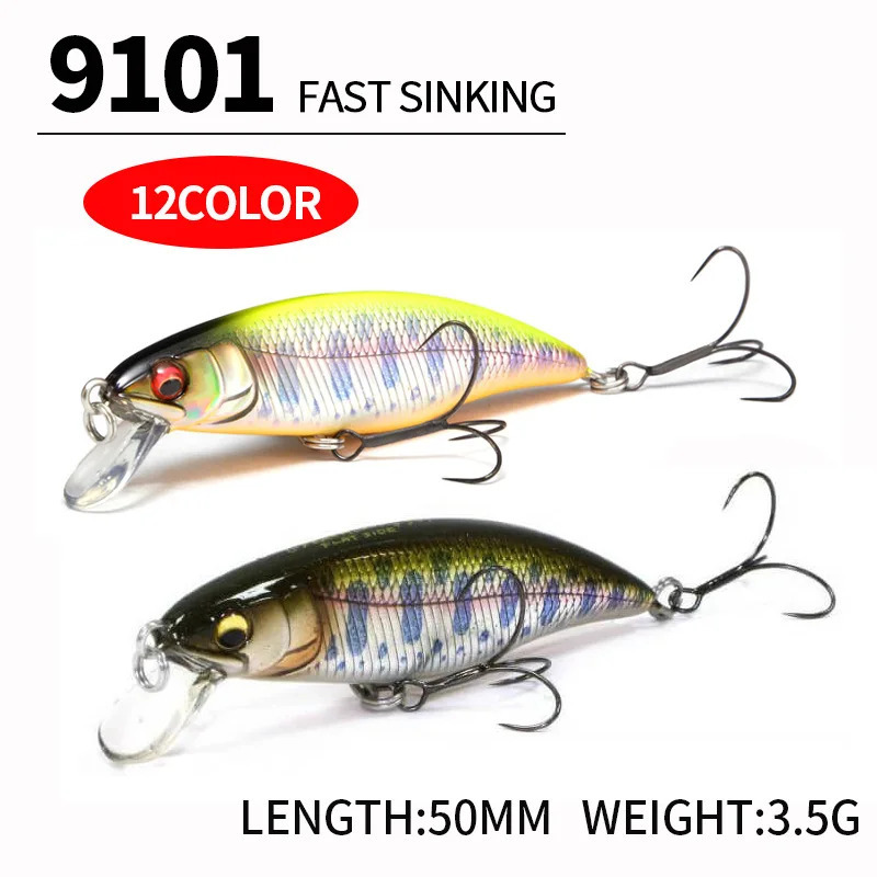Fishing 50mm 3.5g Swimbaits Bass Big Fish Crankbaits Fishing Lure Floating Wobblers for Pike Minnow Lure Fishing Tackle