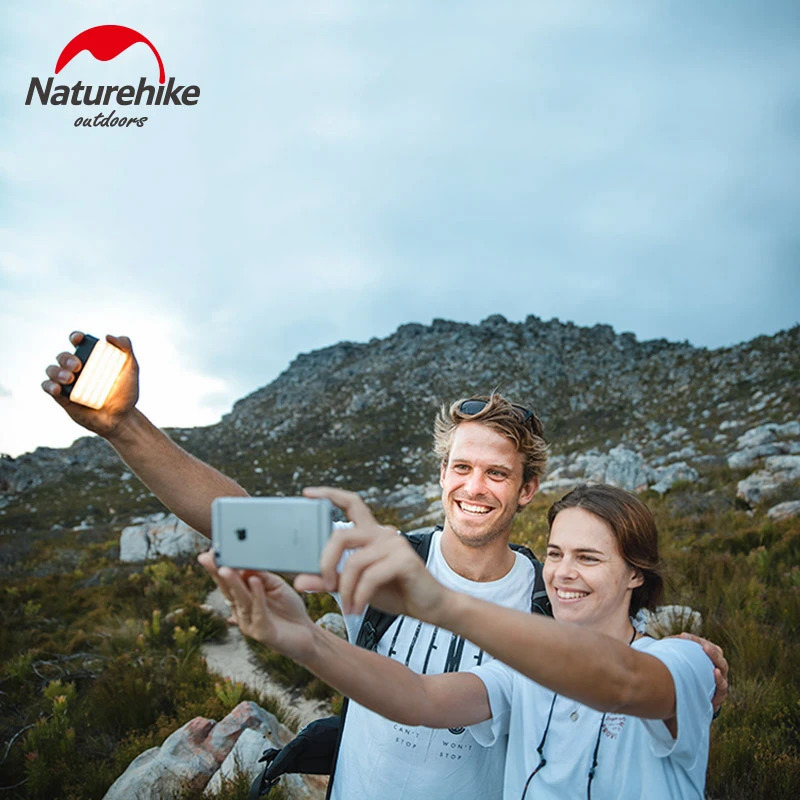 Naturehike LED chodir yoritgichi lager chodiri Ochiq portativ chiroqlar Piyoda baliq ovlash chiroqlari USB zaryadli lager chiroqlari