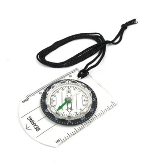 Clear Plastic Camping Hiking Compass Proportional Trail Travel Compass Tools Travel to'plamlari