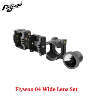Flywoo O4 Wide Air Unit 155 °   Комплект широкоугольных камер FOV 04 / Набор широкоугольных объективов O4 для радиоуправляемых дронов FPV, квадрокоптеров, запчасти и аксессуары для DIY-сборки Красный