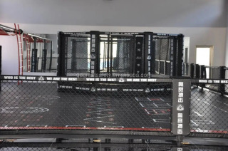 Yuqori sifatli zavod maxsus jang san'atlari uskunalari: boks ringi, pol sakkizburchak qafas, MMA qafas, ishlatilgan boks ringi