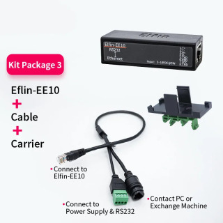 Устройство последовательного порта EE10A RS232 для сервера с поддержкой протоколов TCP/IP Telnet Modbus Коричневый
