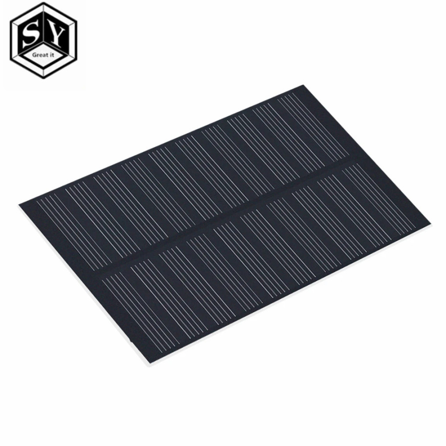 Smart Electronics quyosh paneli 1W 5V DIY elektron kichik quyosh paneli uyali telefonni zaryadlash uchun uy yorugʻlik oʻyinchoqlari va boshqalar quyosh batareyasi