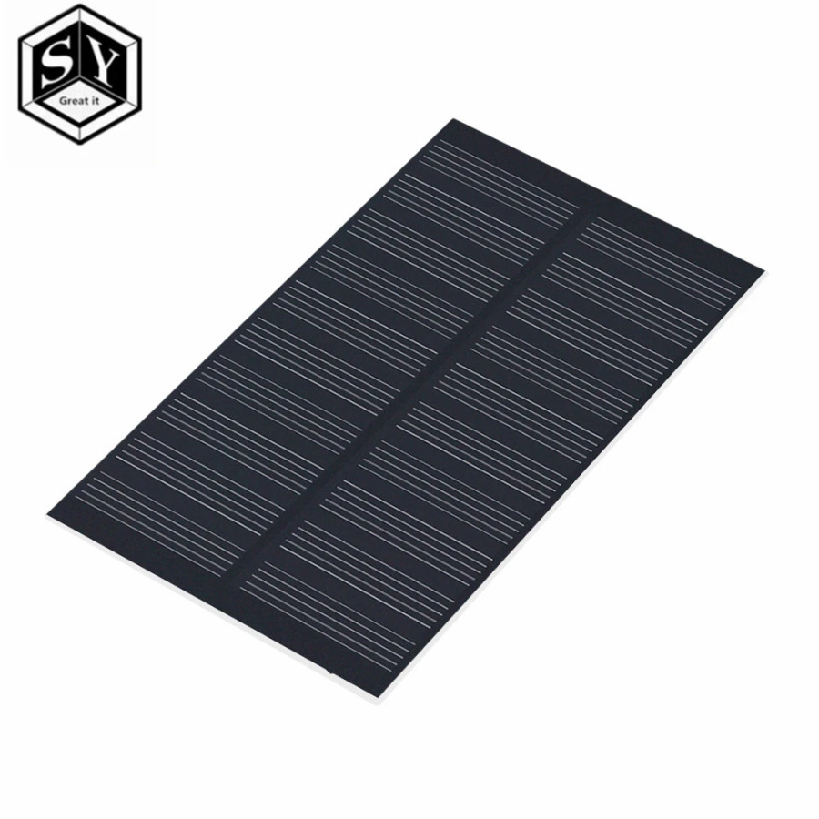 Smart Electronics quyosh paneli 1W 5V DIY elektron kichik quyosh paneli uyali telefonni zaryadlash uchun uy yorugʻlik oʻyinchoqlari va boshqalar quyosh batareyasi