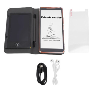 5,7 dyuymli ekran, Wi-Fi, Bluetooth, video va musiqa tinglash funksiyasiga ega Docooler elektron kitobi черный