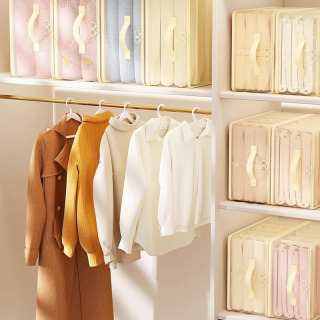 Органайзер для простыней, складной, пыленепроницаемый и прозрачный, легко доступаемый, используемый для хранения постельных принадлежностей, одежды и других предметов