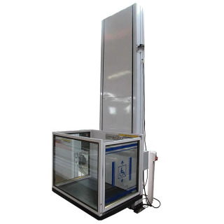 To'liq himoya tizimiga ega xavfsiz vertikal lift vertikal platformali liftning ishlashini yaxshilashga yordam beradi