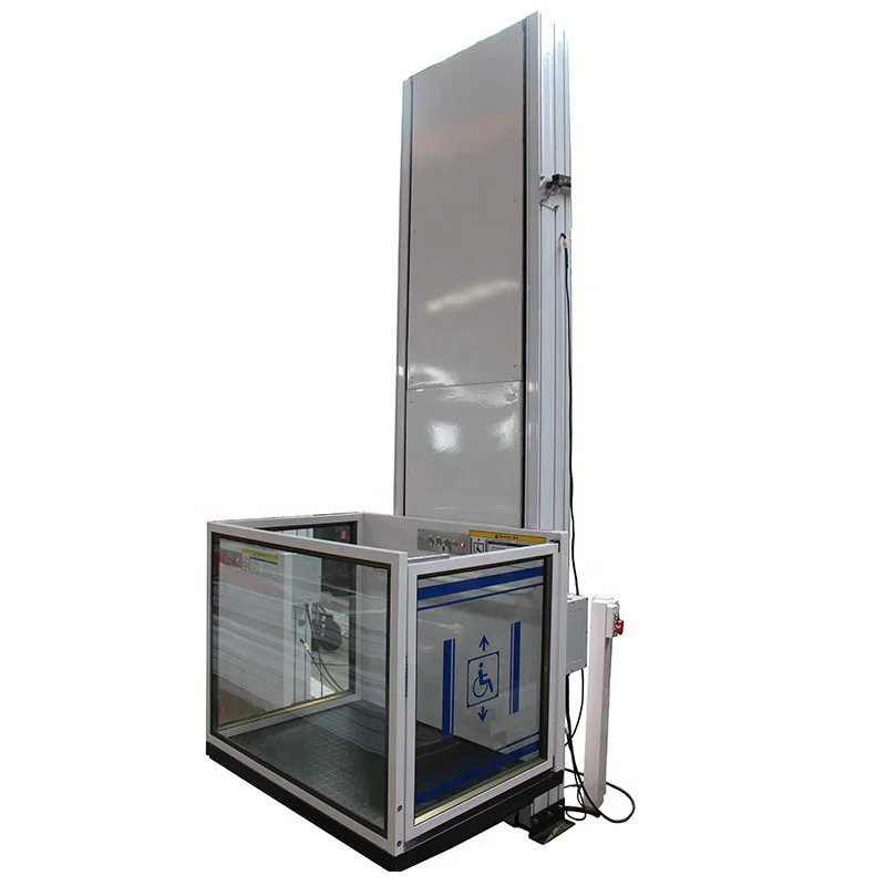 To'liq himoya tizimiga ega xavfsiz vertikal lift vertikal platformali liftning ishlashini yaxshilashga yordam beradi