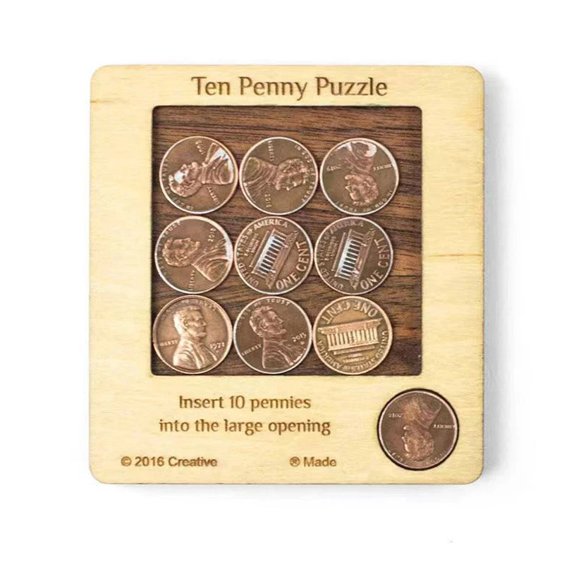 Penny Baffling головоломка сложные головоломки для взрослых и детей развивающие игрушки IQ Challenge логические игры Rompecabezas подарки