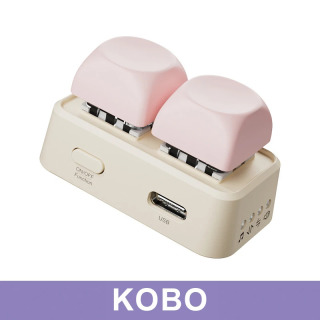 Free2 Wireless Bluetooth Page Flip Remote E-Kitoblar uchun yuqori profilli sahifa almashtirgich iPhone uchun simsiz klaviatura masofadan boshqarish pulti E-Kitob Reader БЕЛЫЙ