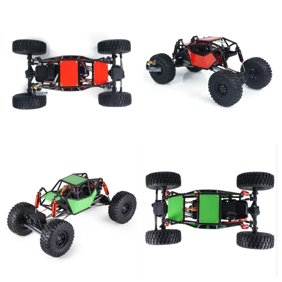 Toys RTR RC 1/10 Масштаб Внедорожник 4*4 Радиоуправление Готовый для бега Rock Crawler Электрический окрашенный готовый грузовик для подарка TH24039