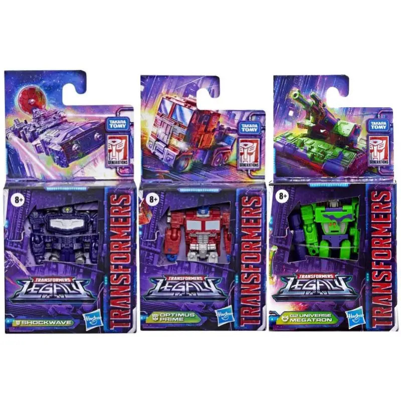 Трансформеры Toys Generations Legacy Core Class Shockwave Optimus Prime G2 Megatron 3,5-дюймовая фигурка, игрушка в подарок