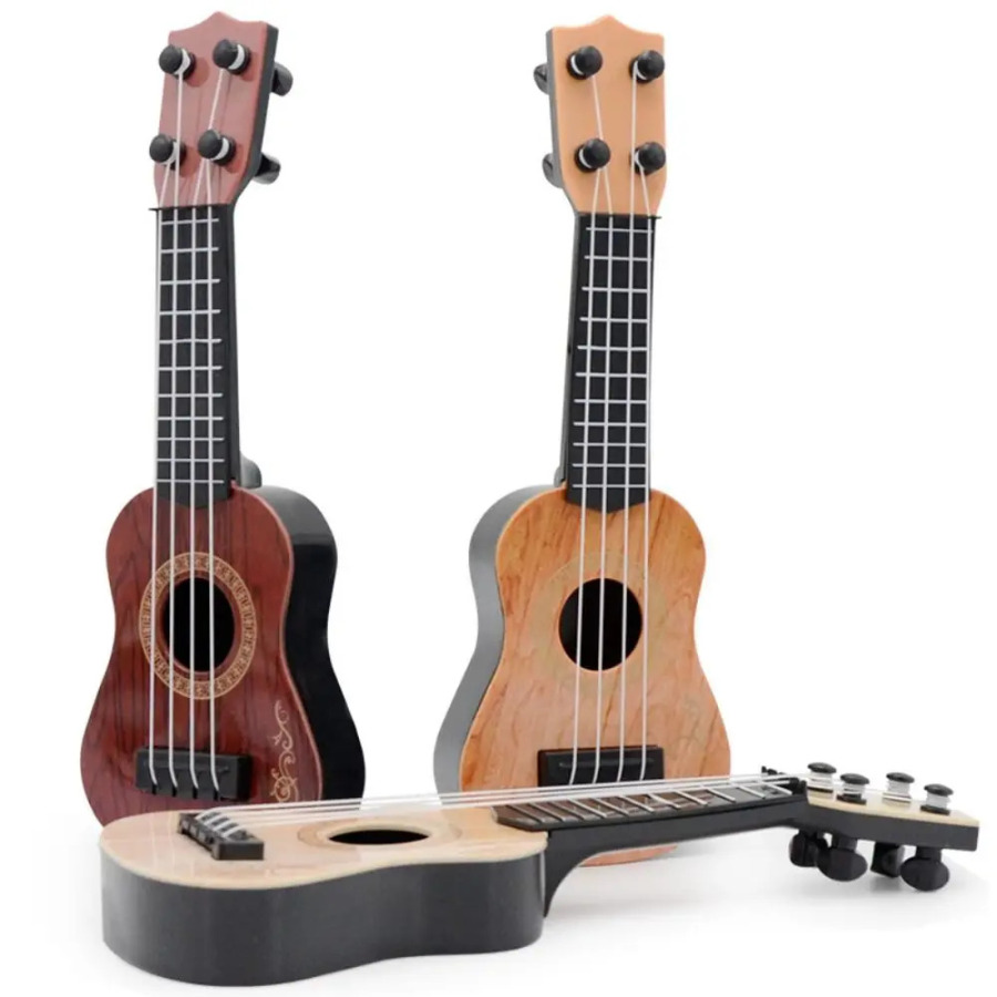 Instrumental o'yinchoqlar Bolalar sovg'asi Ko'ngilochar o'yinchoqlar Klassik Ukulele Kichik gitara o'quv cholg'usi