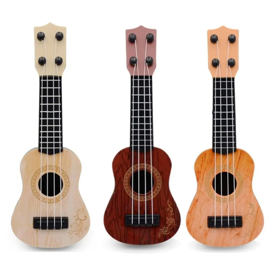 Instrumental o'yinchoqlar Bolalar sovg'asi Ko'ngilochar o'yinchoqlar Klassik Ukulele Kichik gitara o'quv cholg'usi