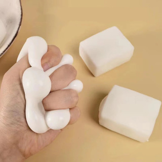 Yumshoq tofu o'yinchoqlari siqish Mochi o'yinchoqlari Stressni bartaraf etish to'pi Stretch antistress bolalar uchun kattalar uchun antistress o'yinchoqlar o'yinchoqlar