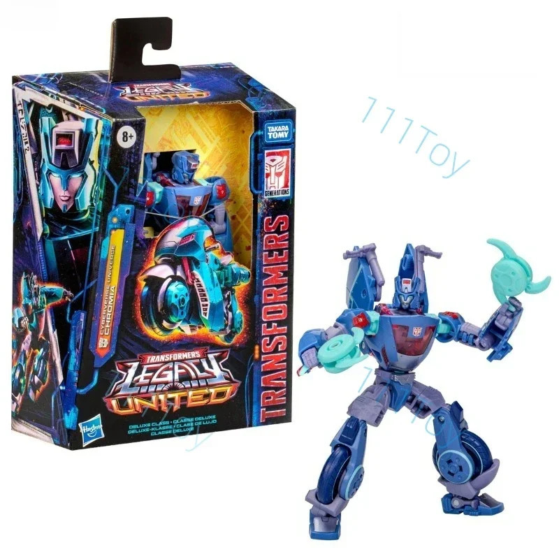 В наличии Hasbro Трансформеры Классические игрушки Legacy United Deluxe Class Chromia Фигурка Робот Игрушка Коллекционные подарки Хобби