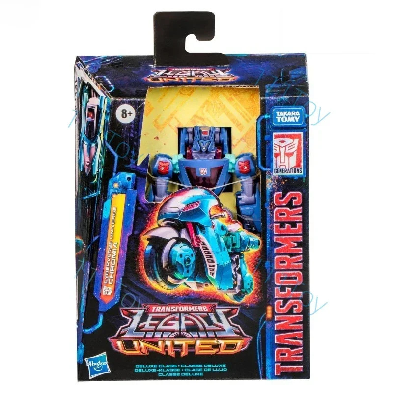 В наличии Hasbro Трансформеры Классические игрушки Legacy United Deluxe Class Chromia Фигурка Робот Игрушка Коллекционные подарки Хобби