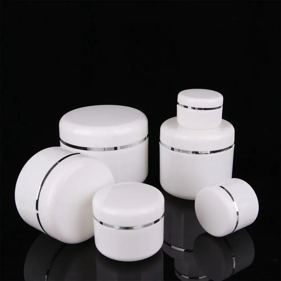 Qopqoqli kosmetika konteyneri dumaloq malham shishasi Qayta foydalanish mumkin bo'lgan bo'sh sayohat konteyneri 20ml~250